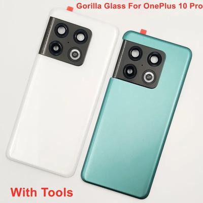 Glass Back Lid Door For OnePlus 10 Pro Hard Battery Cover Rear Shell Housing Panel With Camera Lens Adhesive LOGO