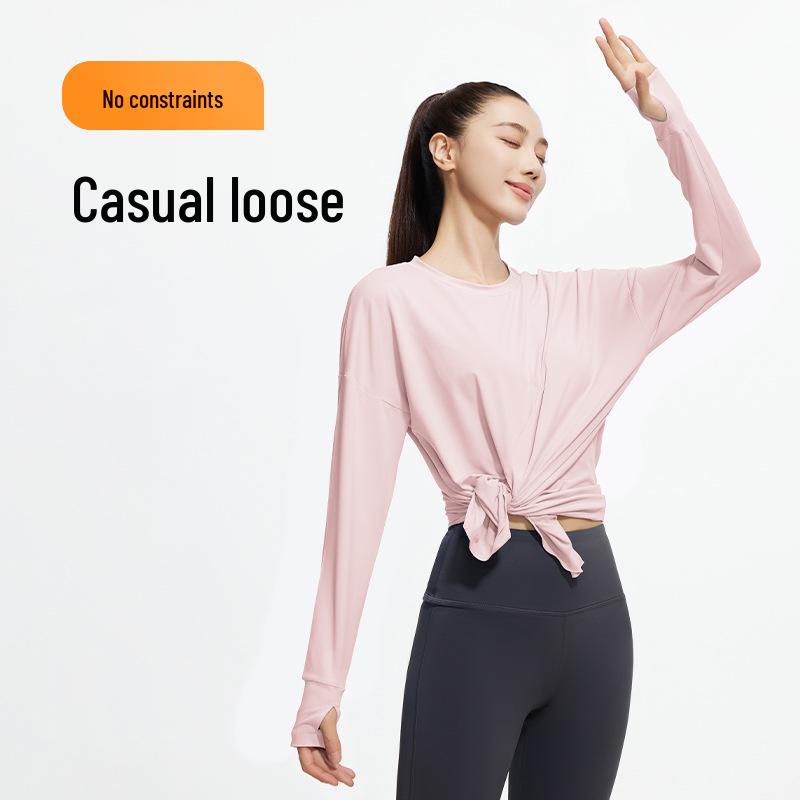 

Women s Long Sleeve Sun Protection Yoga & Running Top L