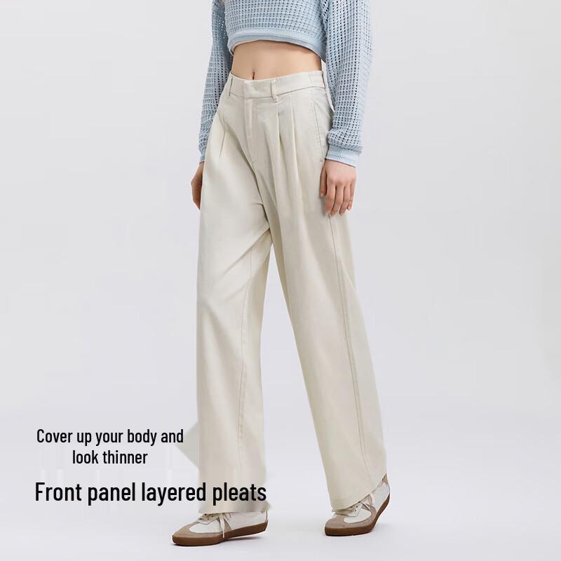 Semir Women's Solid Color Wide-Leg Casual Pants