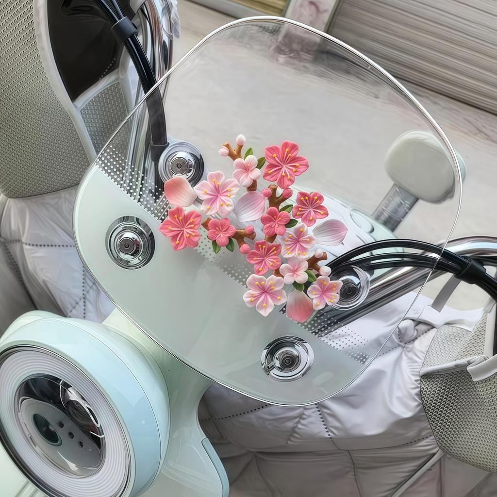 Armas 3D Lillekleebis Elektriauto ja Mootorratta Kaunistamiseks - Sobib Ninebotile, Aimale, Yadeale