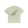 Cartoon Doodle Print Short Sleeve Cotton T-Shirt - Fun & Loose Summer Couple Wear