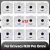 Compatible for Ecovacs N30 Pro Omni Replacement Main Side Brush Mop Pad Dust Bags Spare Parts Accessories