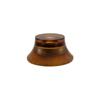 YJB PARTS Electric Guitar Top Hat Knob Set of 4 [Domestic Product] (Miri, Amber)
