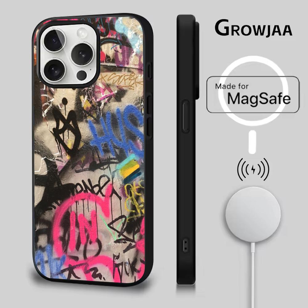 Graffiti Art Cool Thing Phone Case For iPhone 16e,16,15,14,13,12,11,Plus,Pro,Max,Mini Magsafe Magnetic Wireless Charging