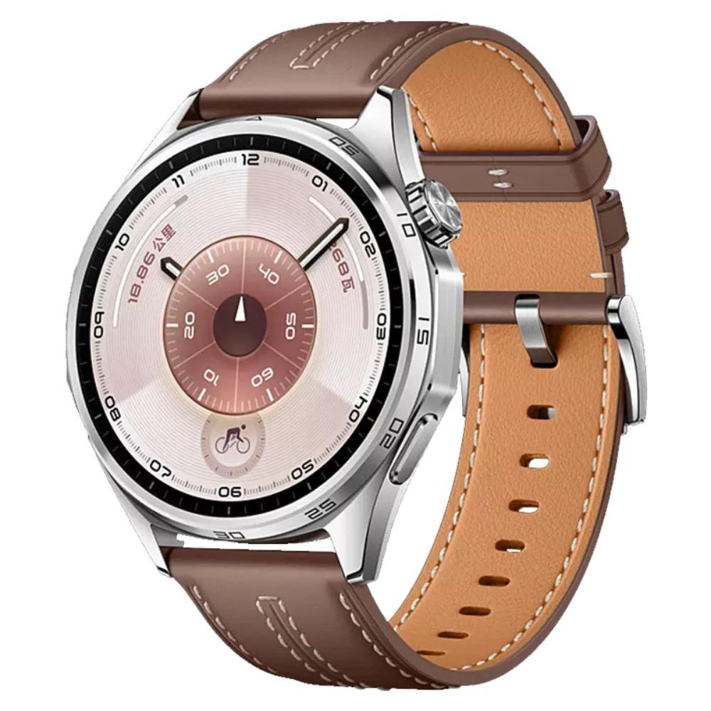 22mm Leather Strap for Huawei Watch GT6/5 Pro GT6/5/4/3 46mm Bussiness Band Wristband for Huawei Watch 5 4 46mm Watch Strap