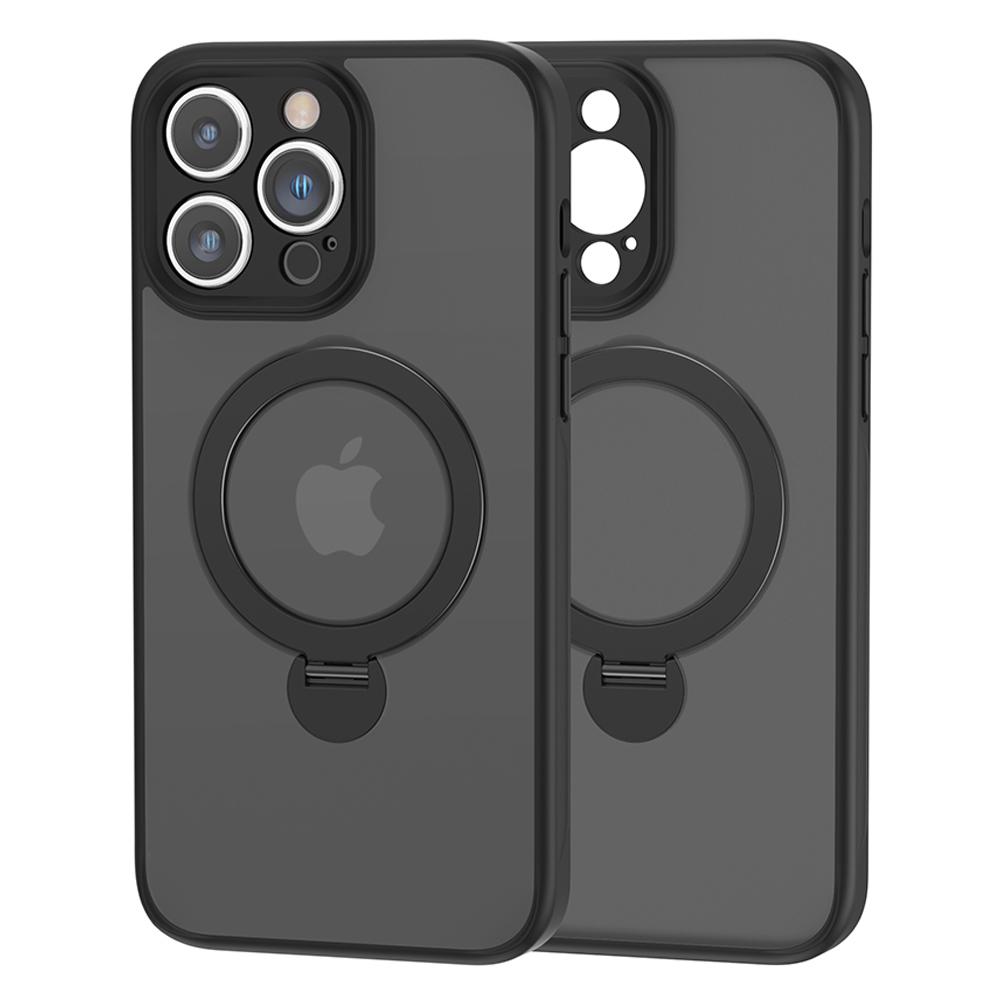 For iPhone 15 Pro Phone Case TPU+Acrylic Kickstand Drop Protection Cover