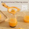Kitchen Filter Funnel with Detachable Filter Wide Mouth Food Strainer for Oil & Liquid Pouring Easy-Grip Handle Home Cooking Helper