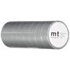 Kamoi Kakoshi mt Masking Tape 8P, Width 15mm x 7m, 206 Silver MT08P206R
