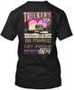 I Am A Truckers Wife - My Husband T-Shirt Made In the USA Size S To 5XL