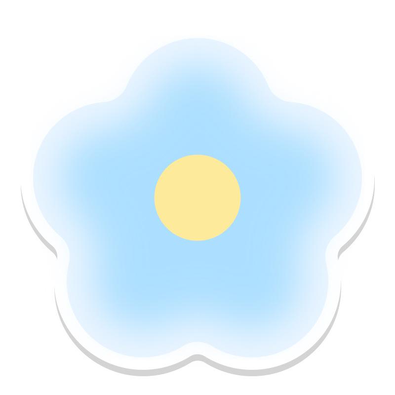 Flower Leather Coasters Heat Insulating Placemats Anti-scald Non-slip Pans Mat Creative Household Gradient Color Table Mats