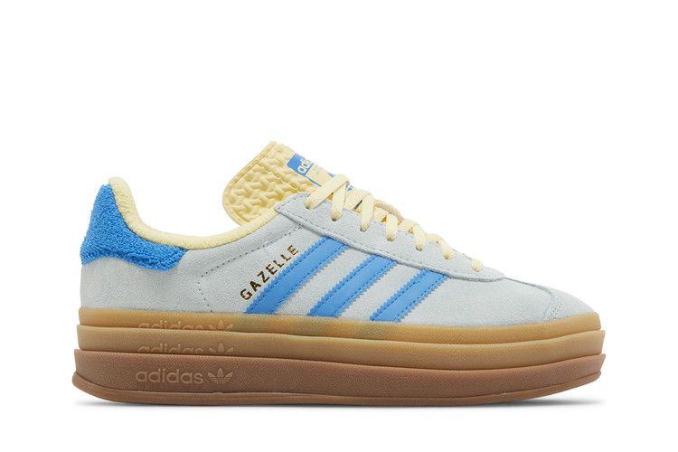 Women's Sneakers Adidas Gazelle Bold Almost Blue Yellow (Women's) Almost Blue/Bright Blue/Almost Yellow