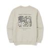 SNOWPEAK Tropical Graphic Sweatshirt Light Beige (S24FUFHT64)