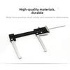 Multi-Function Measuring Tool Silver Black Brake Disc Thickness Tool Engraved Scale Markings Automotive Testing