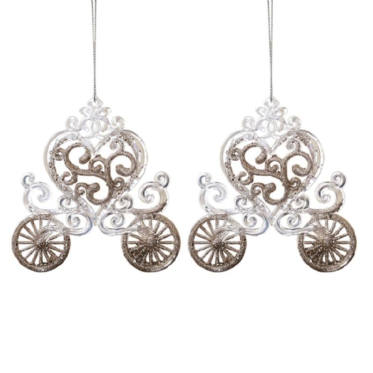 

Christmas Tree Baubles Decorative Hangings Acrylic Pendants Winter Theme Christmas Tree Embellishments Holiday Decors