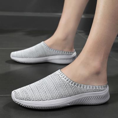 Moda Unissex Casual Sapatos de Malha Sapatos de Caminhada Leves Chinelos de Verão Masculinos Respiráveis Tamanho Plus Sapatos Masculinos Chinelos Antiderrapantes