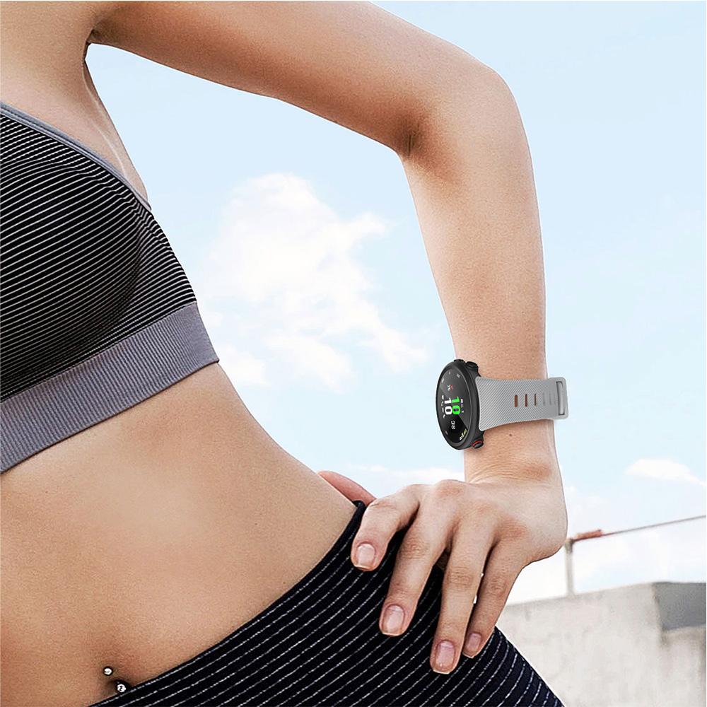 Soft Silicone Smart Watch Band For Garmin Forerunner 45 45S Sport Wrist Strap For Garmin Swim 2 Replacement Bracelet Accessories