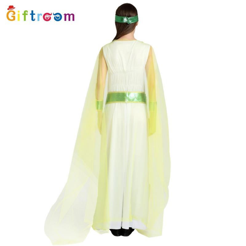 Halloweenská maškaráda Jezerně modré a bílé Faraon Kleopatra Divadelní hra Cosplay kostýmy Show kostýmy