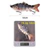 1 Pieces Fishing Lures Multi 6/7 Segments Jointed Hard Bait Wobblers Swimbait Crankbait Swim Bass For Pike Sinking