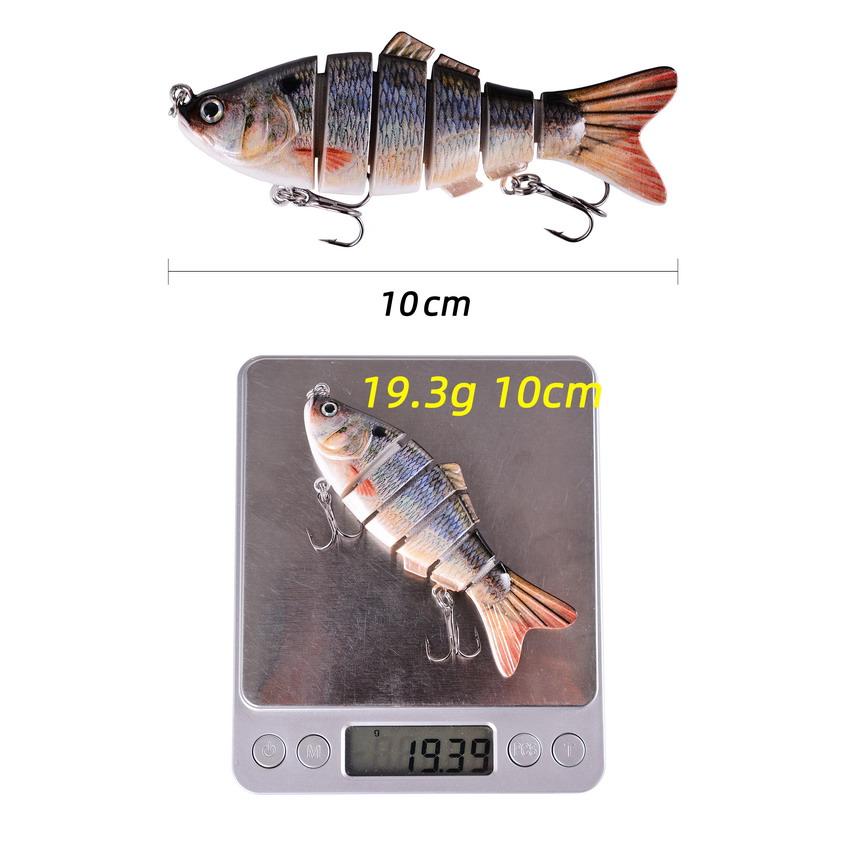 1 Pieces Fishing Lures Multi 6/7 Segments Jointed Hard Bait Wobblers Swimbait Crankbait Swim Bass For Pike Sinking