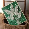 Crystal Pearl Painting 5D DIY Frame Decoration Painting Leaves Home Wall Decoration Transparent Pearl Gemstone Painting Picture Art Crafts