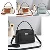 Chic Summer Small Square Bag For Women In Trendy Color Block Soft Leather With Zipper Closure