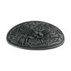 Mongolian Eagle Retro Zinc Alloy Belt Buckle | Antique Tin Finish | Knight Design