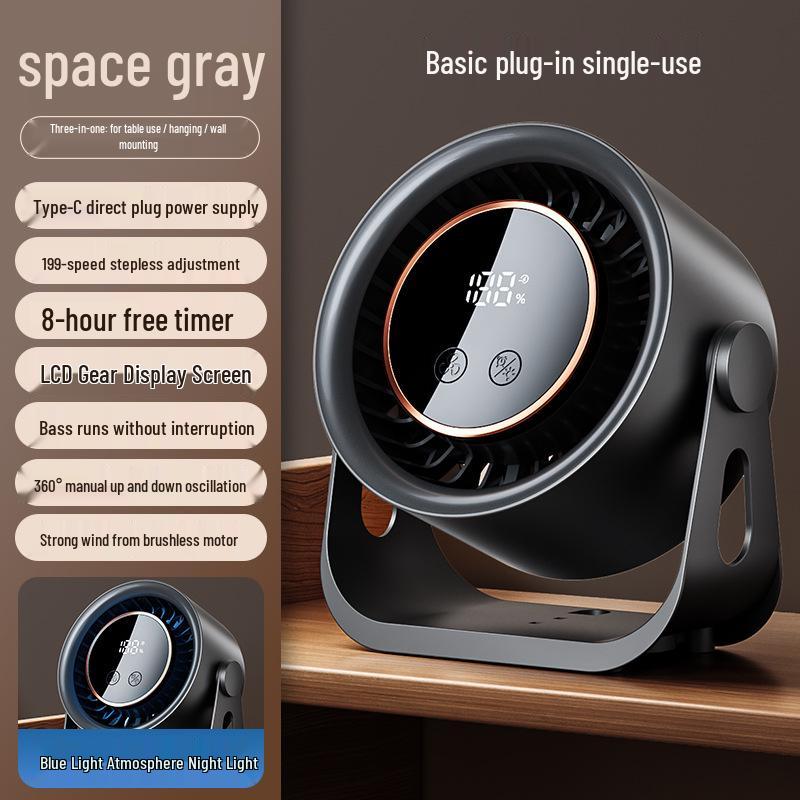 Portable USB Rechargeable Clip Fan for Home, Dorm, Outdoor