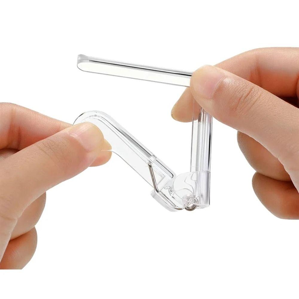 4Pcs Transparent Tablecloth Holder Multi-function Curtain Buckle Portable Cloth Clamp