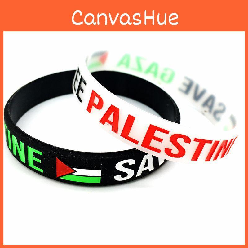 Stylish Palestine Silicone Wrist Band Featuring The Iconic Palestinian Flag Design