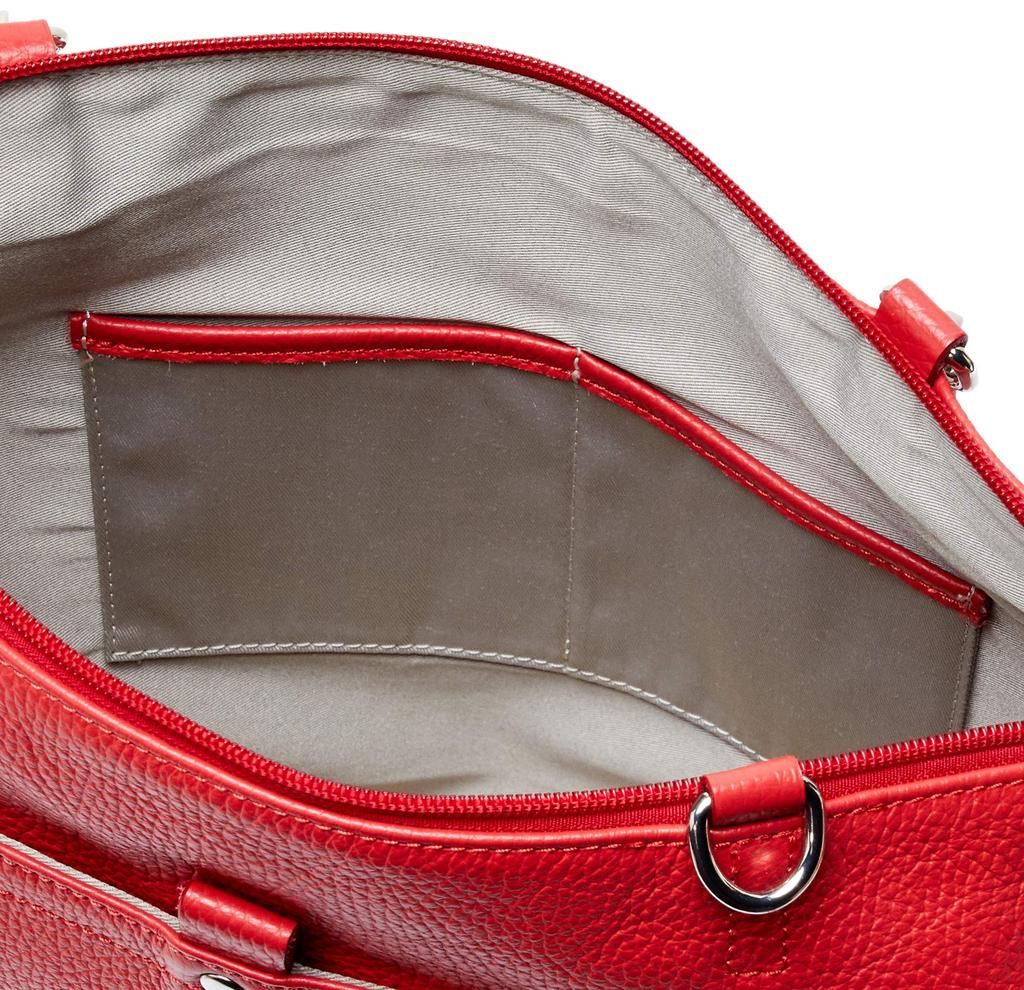 F8 Bag Leather Handbag L Red Edition In Red [Fabolsa] <Made Italy> F80011-022-001