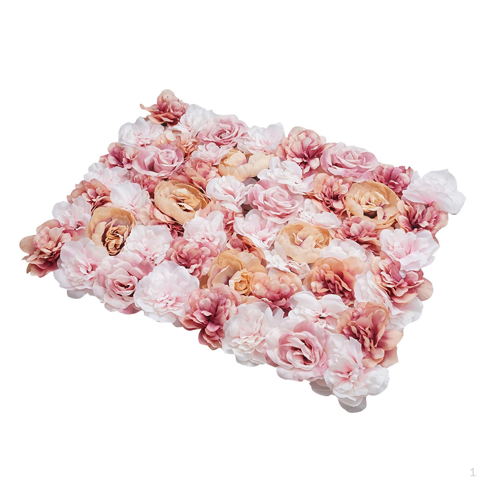 

Decor 3D Panel Silk Flowers for Wedding Backdrop C