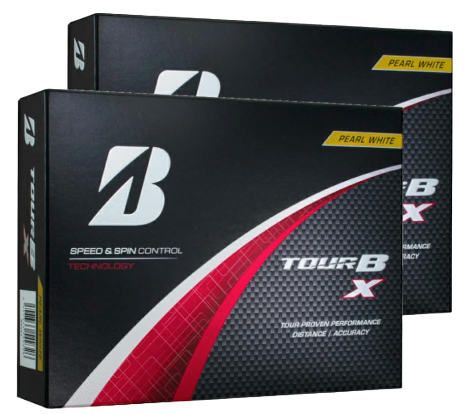 

Мячи для гольфа Bridgestone 2024 Tour B X Жемчужно-белые 24 шт. с оригинальной подставкой (2 дюжины, мячи)