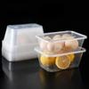 Clear Disposable Food Carry Out Boxes 10Pcs BPA Free Containers for Salad Fruit Cake Lunch Meal Delivery