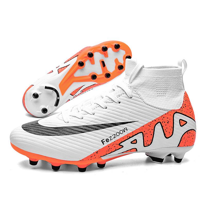 New Sports Youth Student Shoes Lawn Long Broken Sports Adult Football Shoes Men's and Women's Training Football Spikes