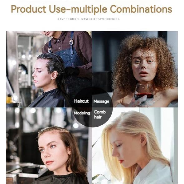 

Бесшампуневая расческа для волос, Расческа для волос, Расческа для волос из щетины кабана, Распутывающая расческа для волос, Расческа из щетины кабана, Удобный эргономичный дизайн для мужчин и женщин всех 1Pcs Gold A