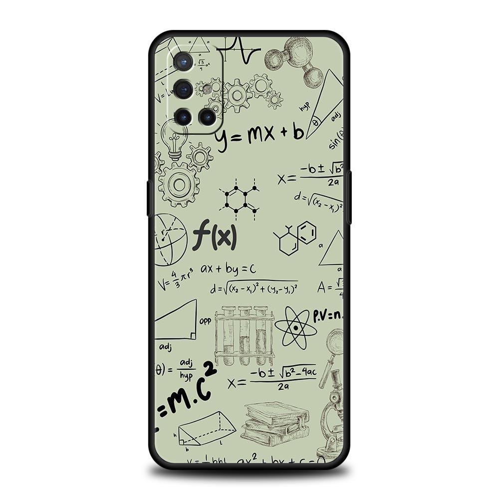 Phone Case For OnePlus 12 11 10 9 Pro 9T 12R 10R 9R 9RT 10T 8T 8 7 Nord 2T CE 2 5G N10 N100 Cover Physics Chemical Mathematics
