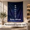 Tapestry Custom Name Text, Wall Hanging Tapestry Home Room DecorGenshin Impact
