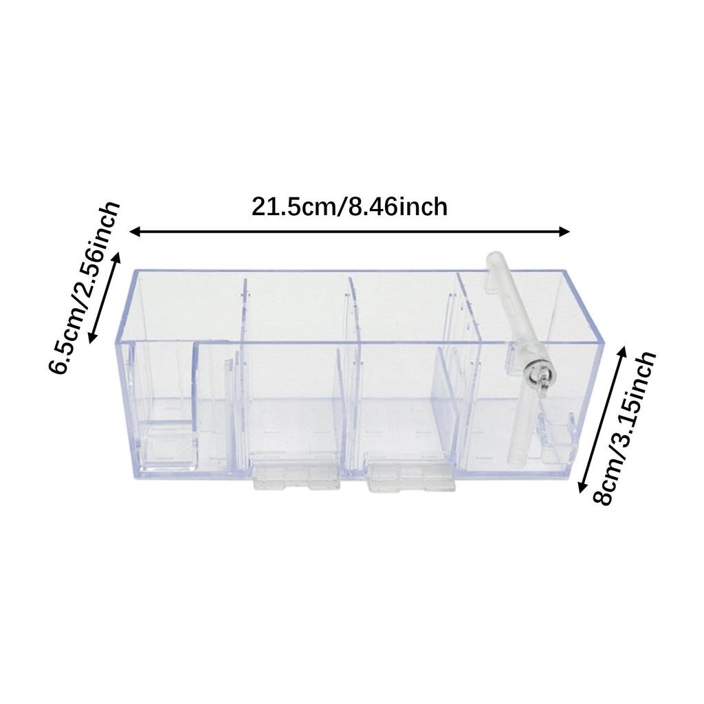 Fish Tank Filter Box Sturdy Silent Fish Tank Accessories Circulation Water Cleaning Lightweight Water Purifier Filtration System