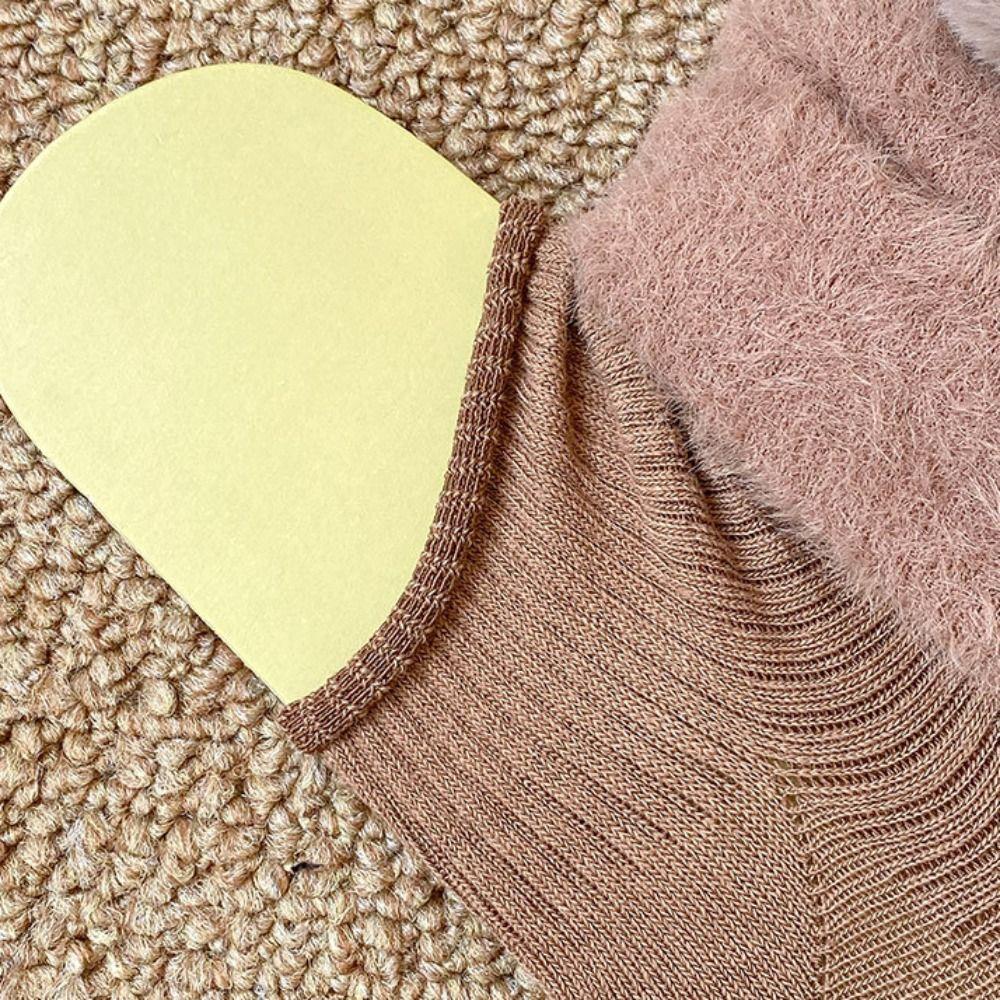 Thicken Balletcore Plush Stockings Y2k Knitted Leg Covers Trendy Mink Fur Leg Warmer  Women