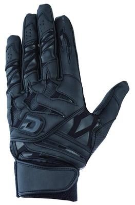 DeMARINI Beyzbol Vuruş Eldiveni Okul Beyzbolu Uyumlu Siyah WTABG0702S (İki elle kullanılan) (Yüksek Model)