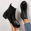 2025 High Quality Ladies Shoes Ankle Women's Boots Fashion Round Toe Office and Career New Sewing Best Seller Shoes for Women