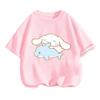 Cinnamoroll Summer Anime T-Shirt Children Boys Clothing Girls Cartoon Casual Wear