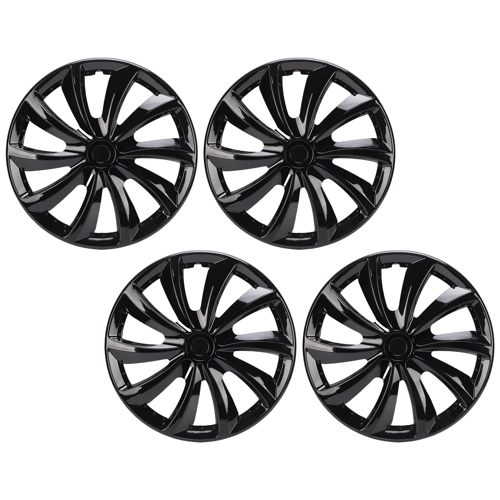 

4 шт 14 дюймовий ковпак колеса Повний Стильний вигляд Підходить для колеса R14 Ковпак для більшості легкових автомобілів Вантажівок Позашляховиків