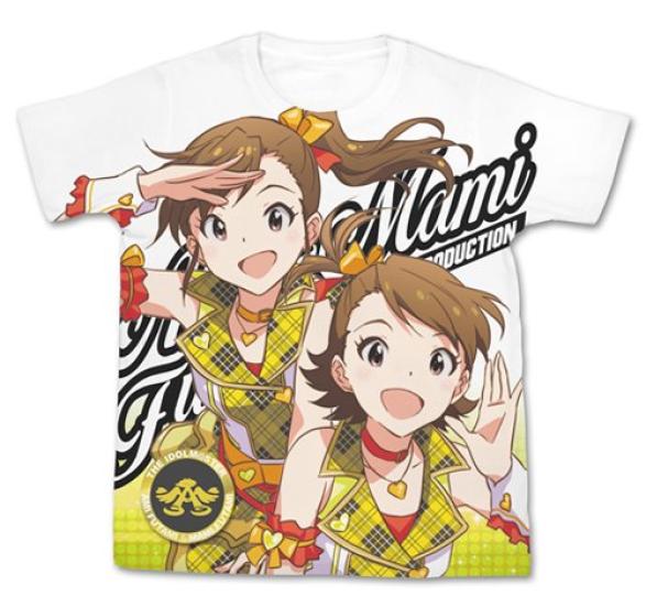 

Футболка IDOLM@STER Futami/Mami белого цвета с принтом One for All Ami, размер M