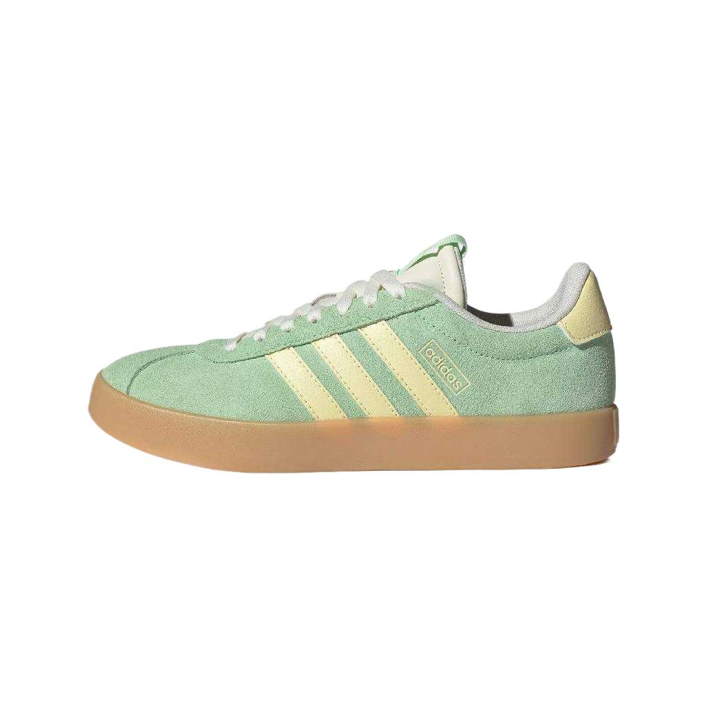 Adidas Vl Court 3.0 Minimalist Stylish Trendy Versatile Low-Top Skate Shoes Women Sneakers Light-Fluorescent-Green KI0562