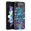 Technology Game Console Hard PC Phone Case For Samsung Galaxy Z Flip 7 6 5 4 Black Cover For Galaxy Z Flip 3 Foldable Shell Bags