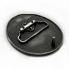 Oval Antique Tin Belt Buckle for Men's Western Cowboy Jeans - Retro Casual Fashion Alloy Design
