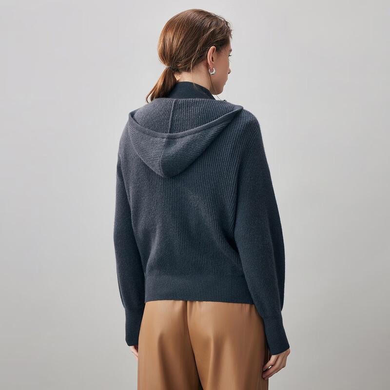 Komonboka Women's 2025 Autumn/Winter Hooded Cashmere Sweater