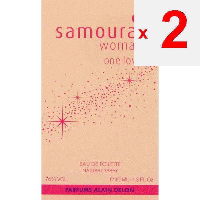 Uyeni Trading Samurai Woman One Love Eau de Toilette EDT 40ml 30ML-100ML Bis zu Damen Eau de Toilette 30ML-100ML Bis zu