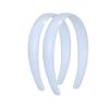 5 piezas 15/20/25/30 mm Negras Blancas Lisas Plástico Planas Diademas para el Pelo Material Ecológico Sin Dientes Diademas Accesorios para el Cabello DIY